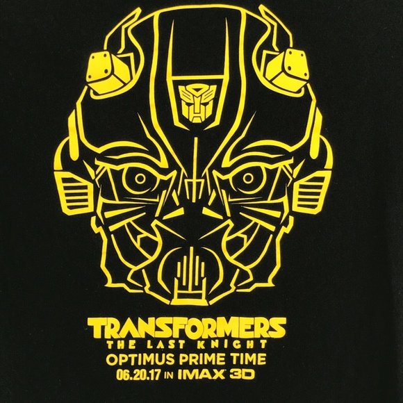 Transformers Last Knight Mens Shirt Small Optimus Prime Time IMAX 3D Premiere - Picture 2 of 12